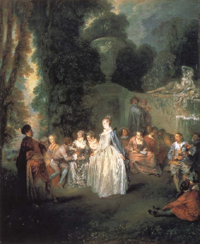 Wenetian festivitles, Jean-Antoine Watteau